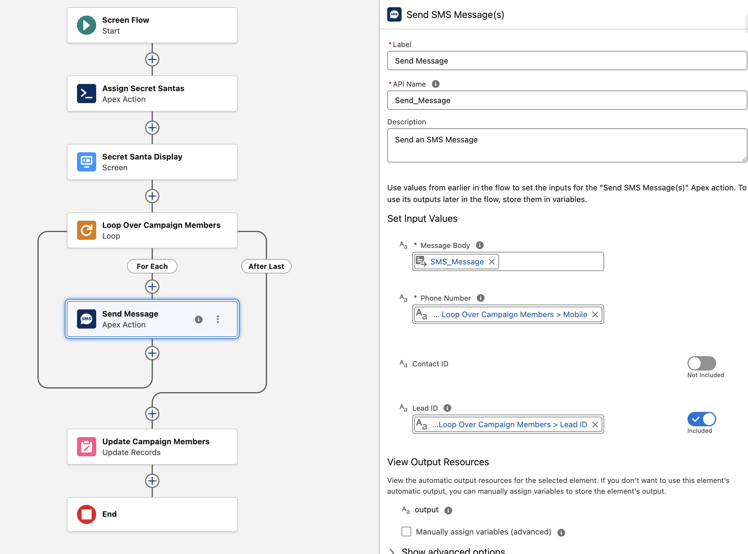Santa's Messaging Service - SMS on Salesforce